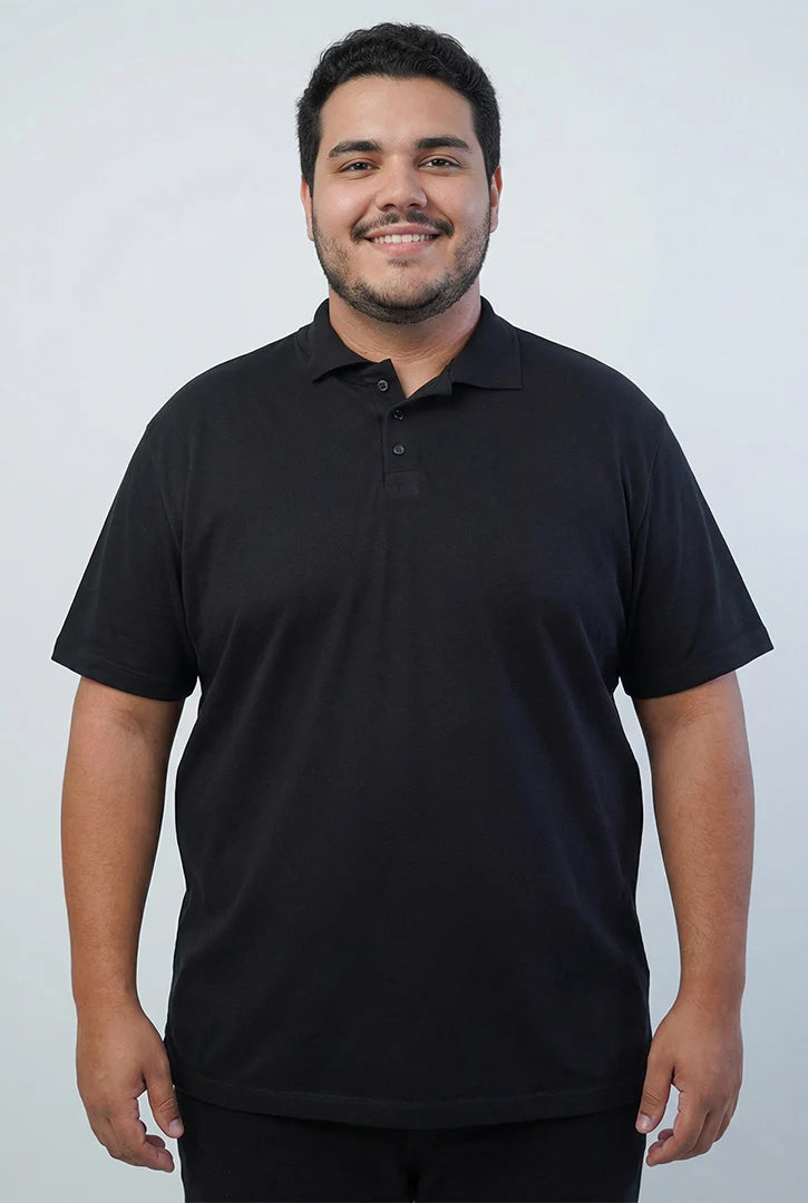 Polo Piquet Pima Plus Size - Habitat