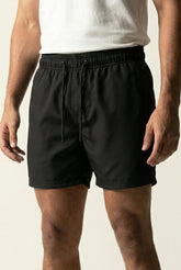 Short Praia Liso Gold Preto - Habitat