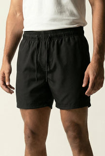 Short Praia Liso Gold Preto - Habitat