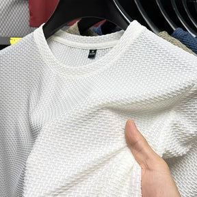 Camisa Básica Masculina – Seda de Gelo