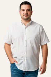 Camisa Manga Curta Plus - Oxford